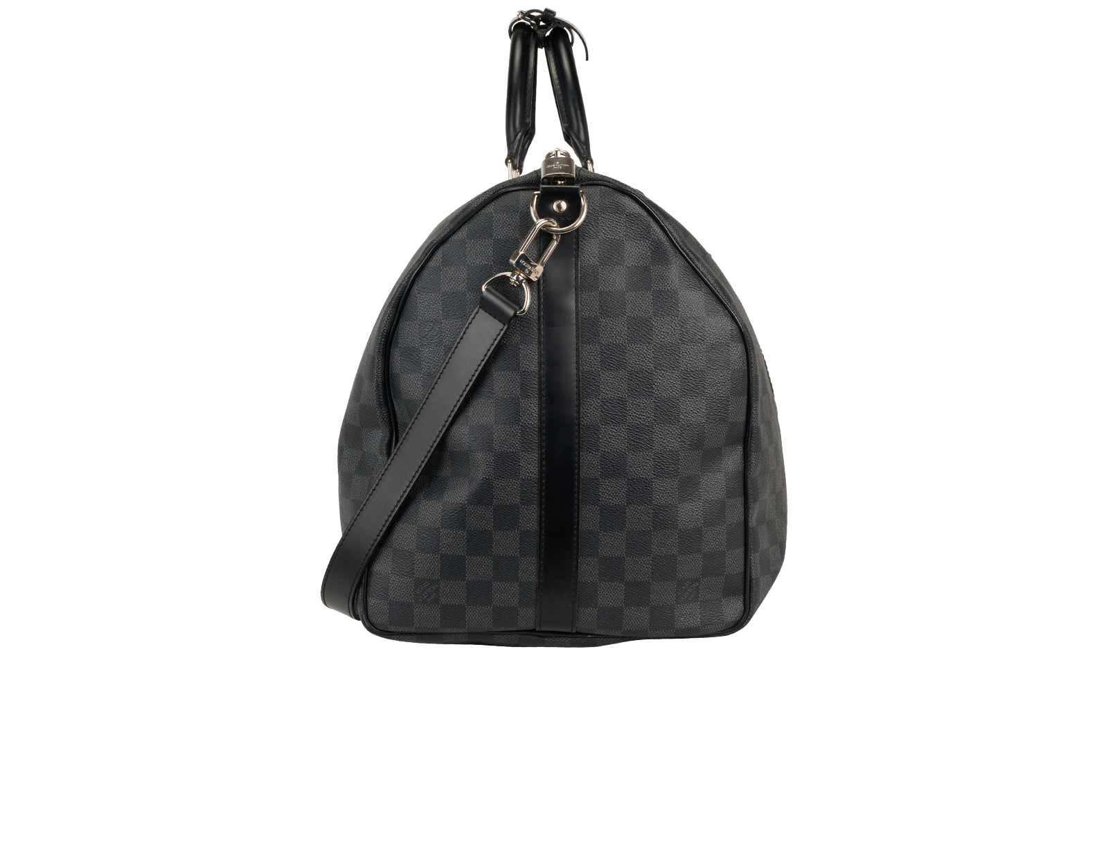 Keepall 45, &pound;1,300, Handbags, Black, Canvas, Side view